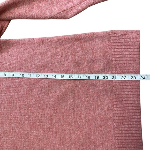 LOFT SWEATER COZY SOFT RIBBED PINK PULLOVER CREW NECK KNIT STRETCH CAPSULE SZ XS - Picture 8 of 8